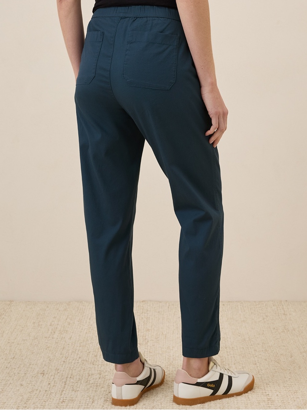 Pact organic cotton daily twill pant XL french navy drawstring pockets stretch - Picture 12 of 12